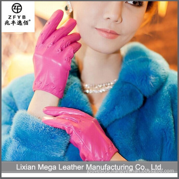 Latest Made In China Women Fashion Leather Gloves Winter